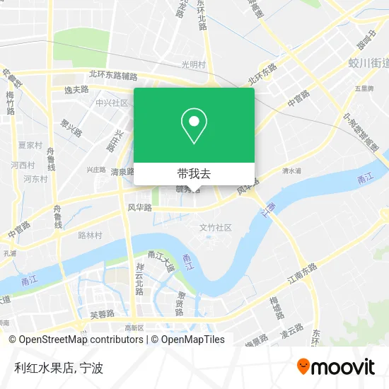 利红水果店地图