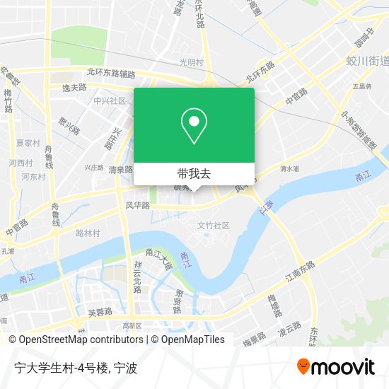 宁大学生村-4号楼地图