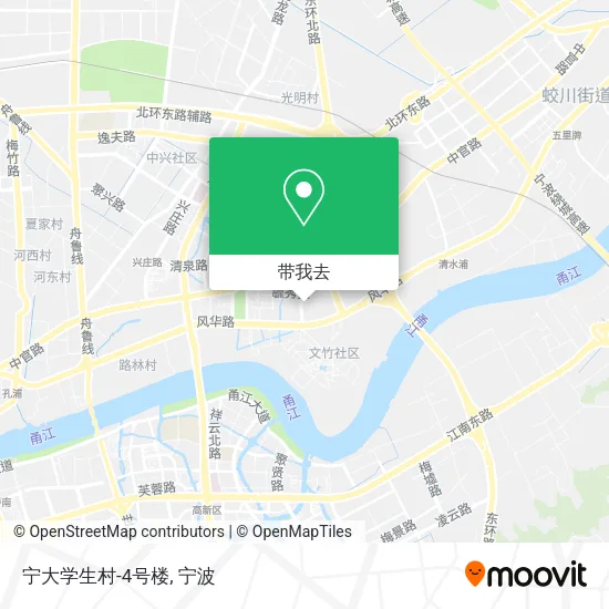 宁大学生村-4号楼地图