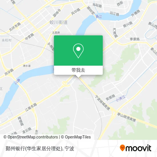 鄞州银行(华生家居分理处)地图
