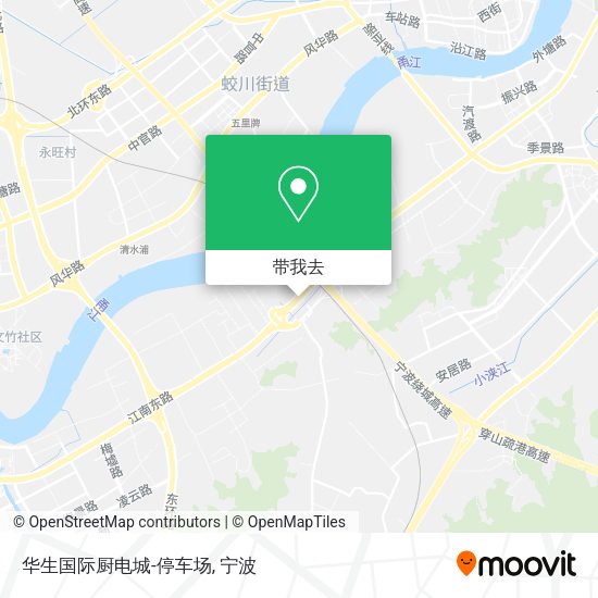 华生国际厨电城-停车场地图