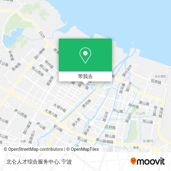 北仑人才综合服务中心地图