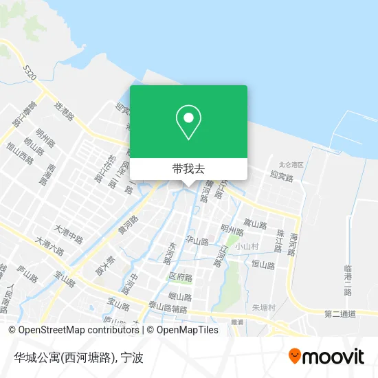 华城公寓(西河塘路)地图