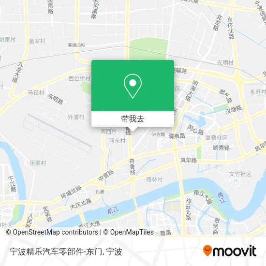 宁波精乐汽车零部件-东门地图