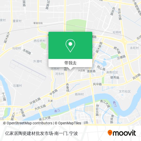 亿家居陶瓷建材批发市场-南一门地图