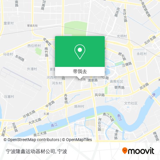 宁波隆鑫运动器材公司地图