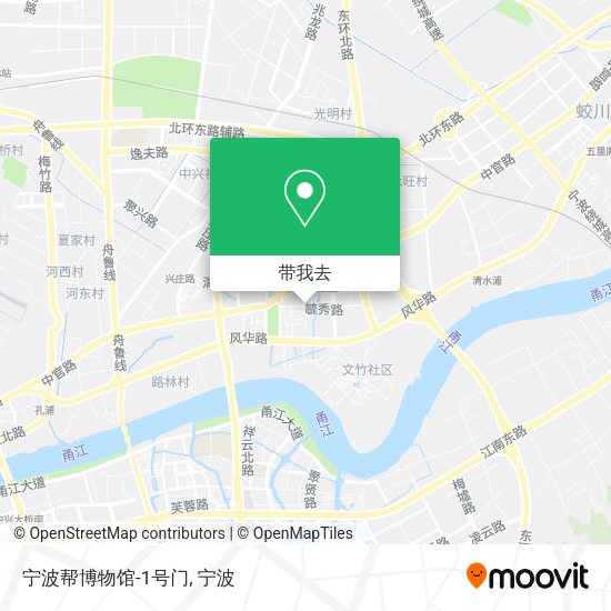 宁波帮博物馆-1号门地图