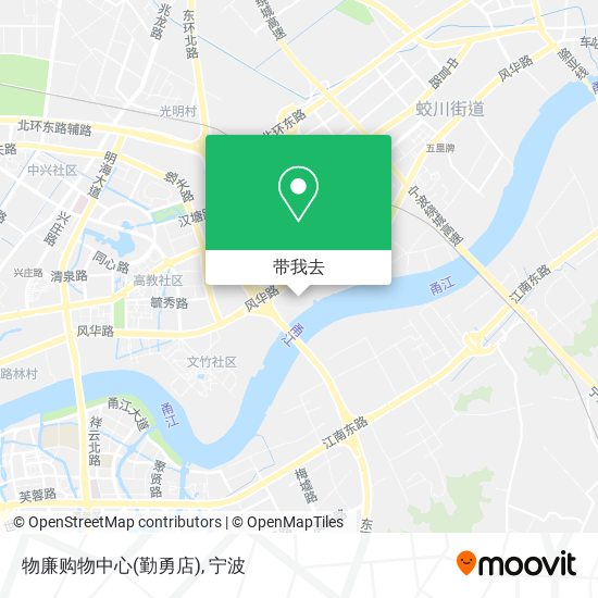 物廉购物中心(勤勇店)地图