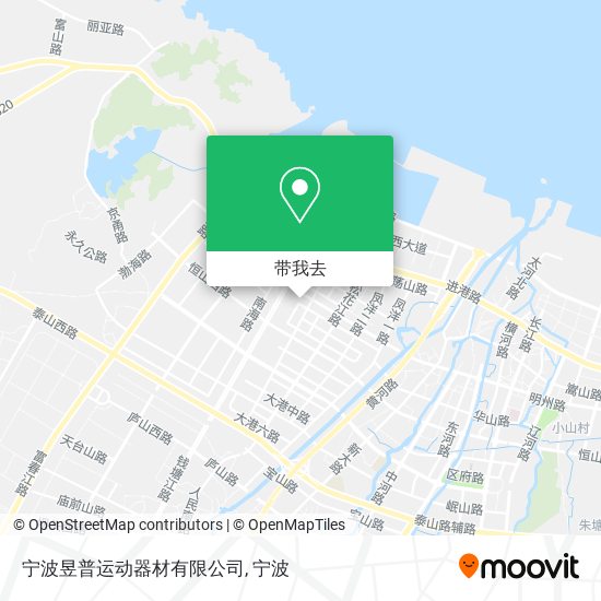 宁波昱普运动器材有限公司地图