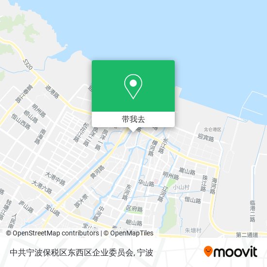 中共宁波保税区东西区企业委员会地图