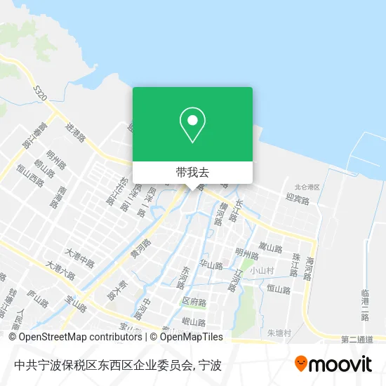 中共宁波保税区东西区企业委员会地图