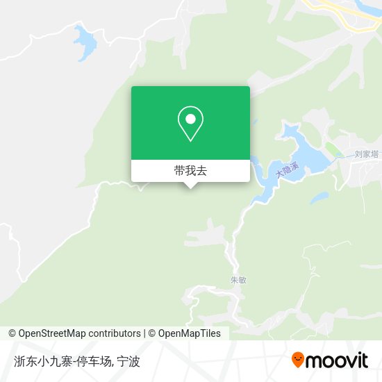 浙东小九寨-停车场地图