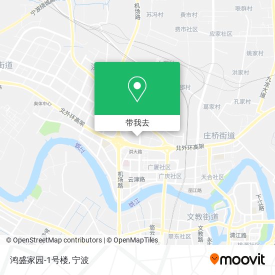 鸿盛家园-1号楼地图