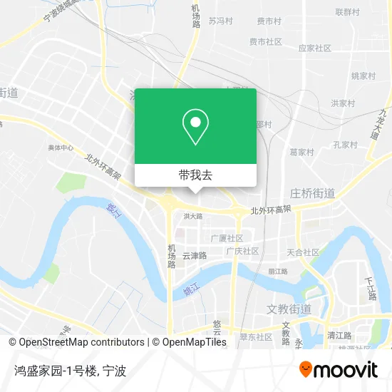 鸿盛家园-1号楼地图