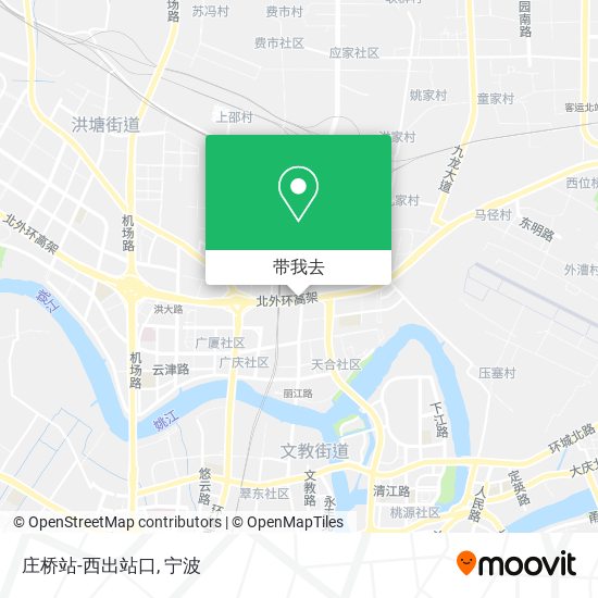 庄桥站-西出站口地图