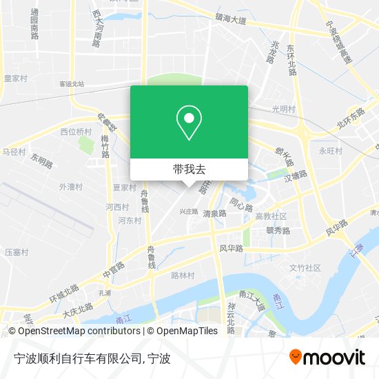 宁波顺利自行车有限公司地图