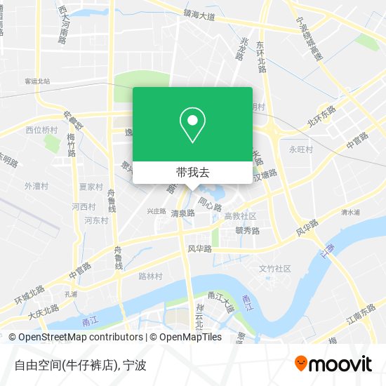 自由空间(牛仔裤店)地图
