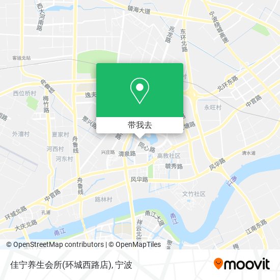 佳宁养生会所(环城西路店)地图