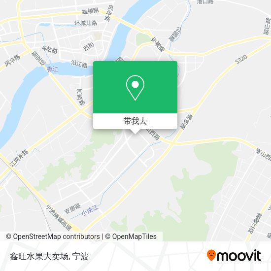 鑫旺水果大卖场地图