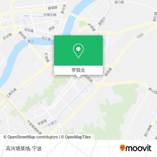 高河塘菜场地图