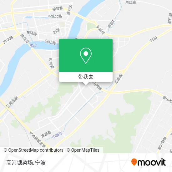 高河塘菜场地图