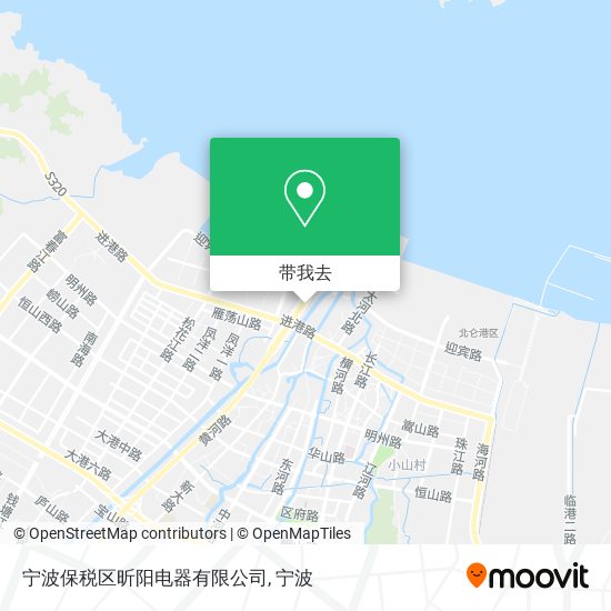 宁波保税区昕阳电器有限公司地图