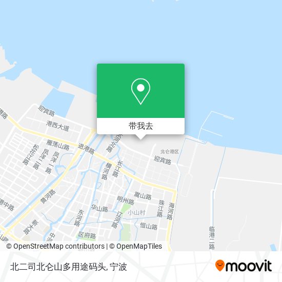 北二司北仑山多用途码头地图