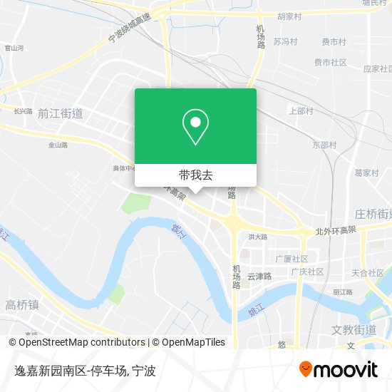 逸嘉新园南区-停车场地图
