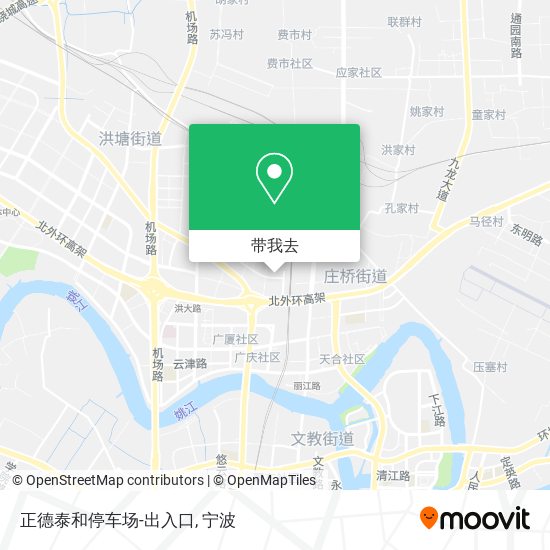 正德泰和停车场-出入口地图