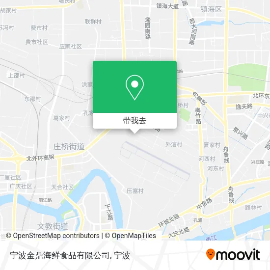 宁波金鼎海鲜食品有限公司地图