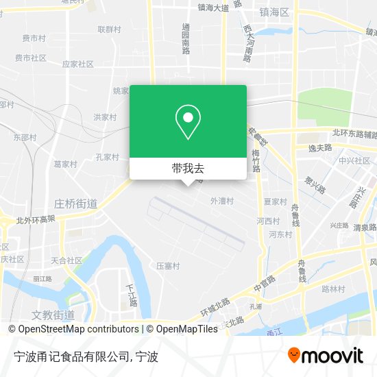 宁波甬记食品有限公司地图