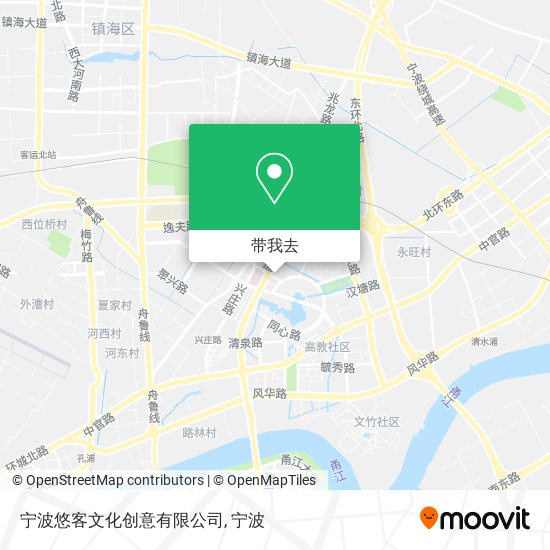 宁波悠客文化创意有限公司地图