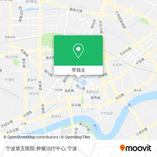 宁波第五医院-肿瘤治疗中心地图