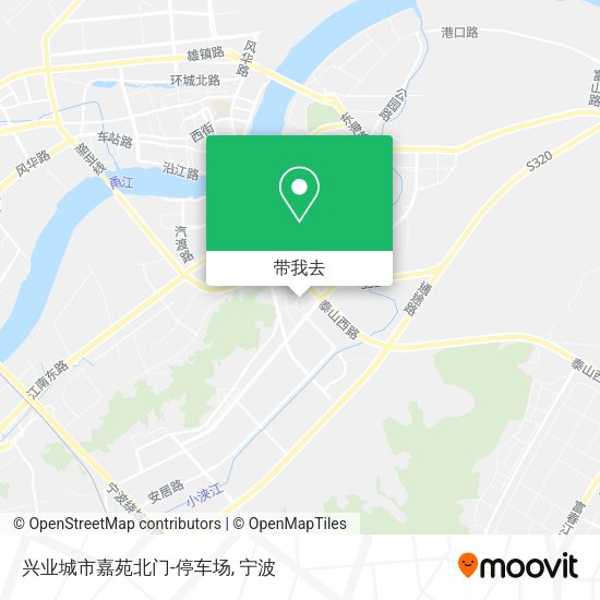 兴业城市嘉苑北门-停车场地图