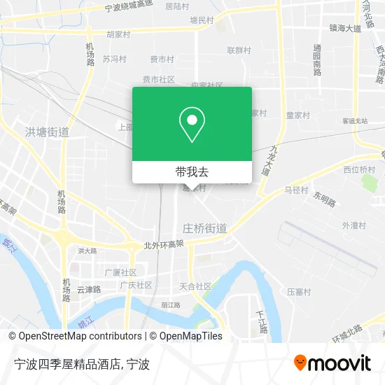 宁波四季屋精品酒店地图