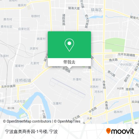宁波鑫奥商务园-1号楼地图