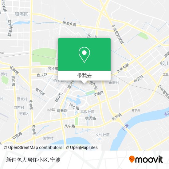 新钟包人居住小区地图