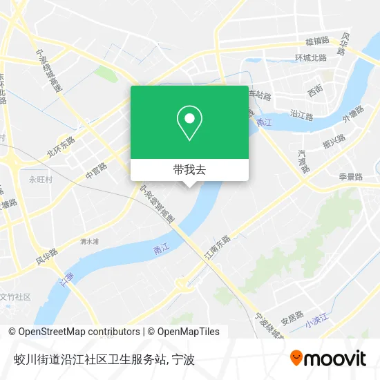 蛟川街道沿江社区卫生服务站地图