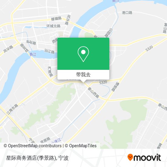 星际商务酒店(季景路)地图