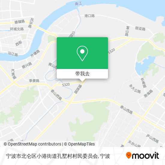 宁波市北仑区小港街道孔墅村村民委员会地图