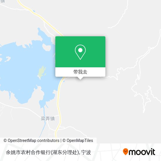 余姚市农村合作银行(湖东分理处)地图