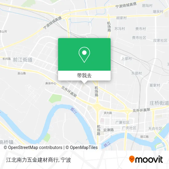 江北南力五金建材商行地图