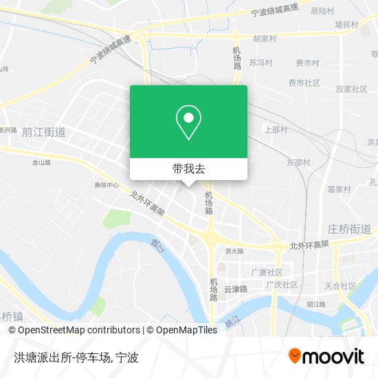 洪塘派出所-停车场地图