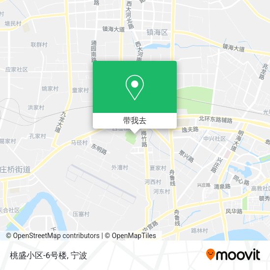 桃盛小区-6号楼地图