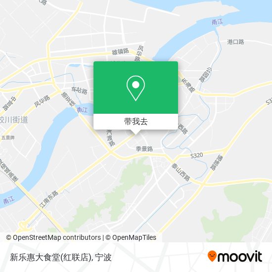 新乐惠大食堂(红联店)地图