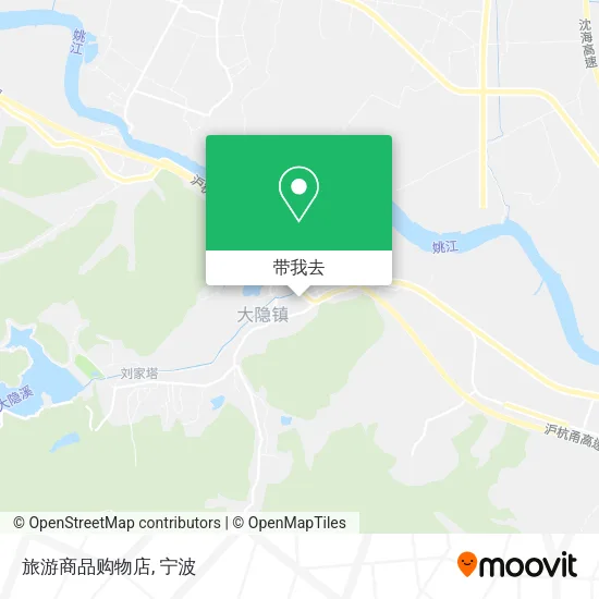 旅游商品购物店地图