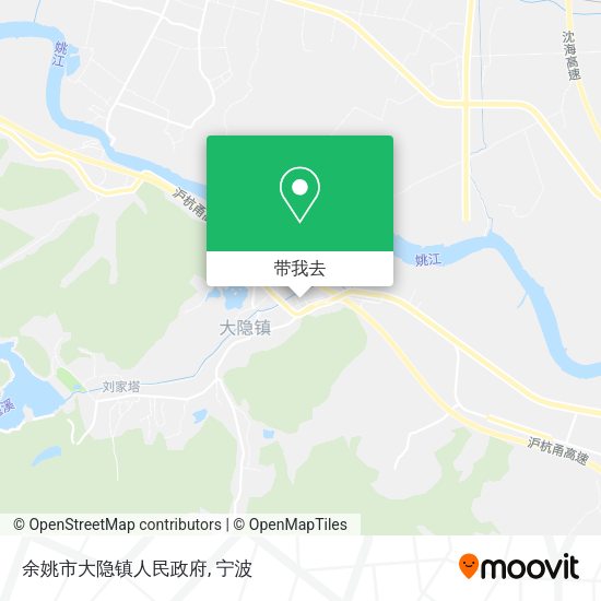 余姚市大隐镇人民政府地图