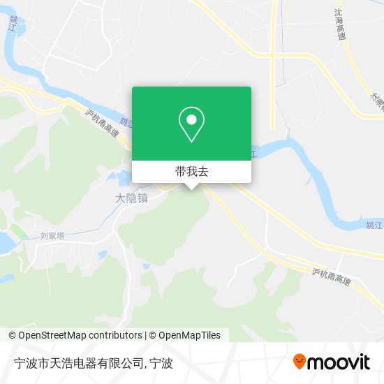 宁波市天浩电器有限公司地图
