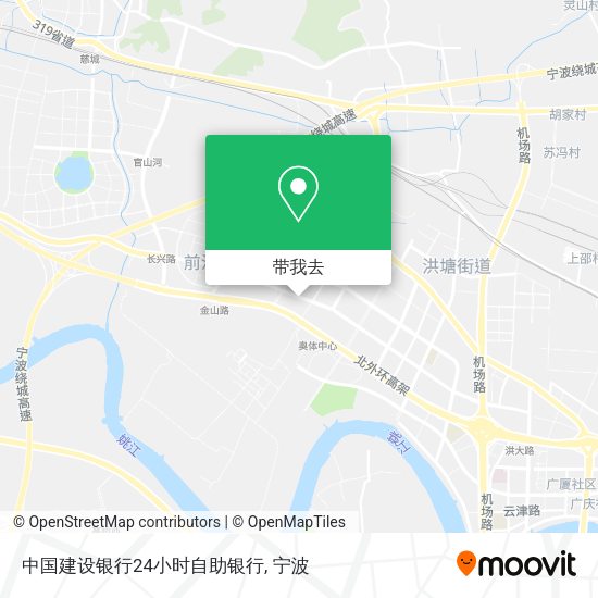 中国建设银行24小时自助银行地图