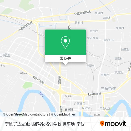 宁波宇达交通集团驾驶培训学校-停车场地图